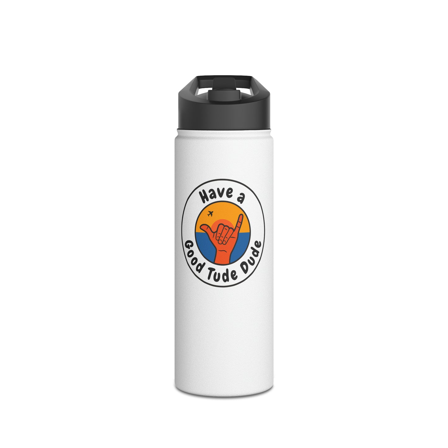 Stainless Steel Water Bottle, Standard Lid